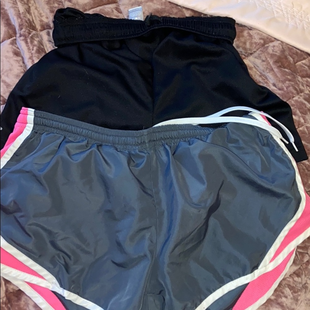 2 pairs of gym shorts